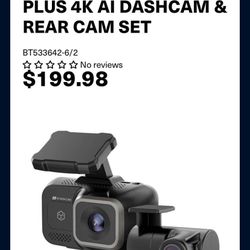 Rear & Dash Board Cam Never Opened 