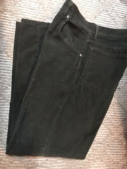Arizona Men’s Black Corduroy Pants Size 30 X 30