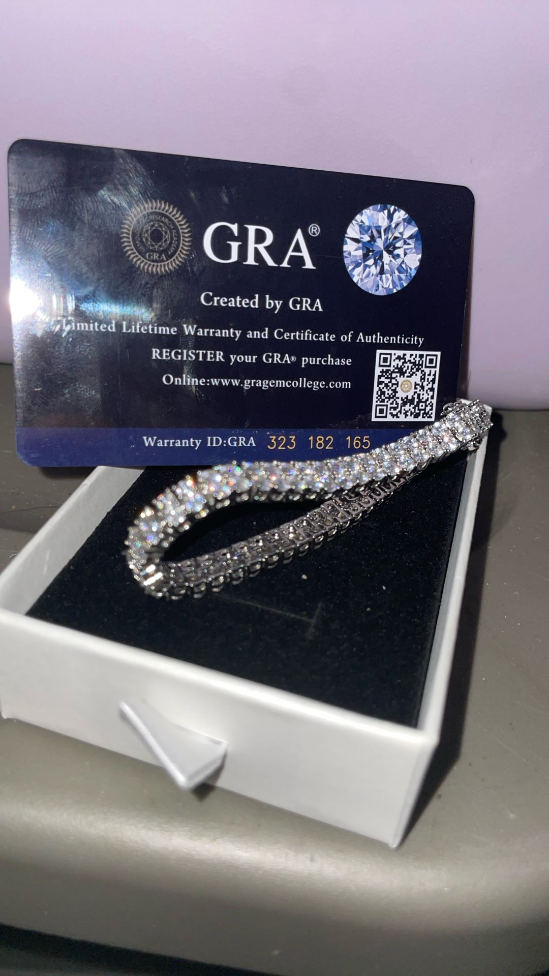 Fully Iced Out Moissanite Bracelet