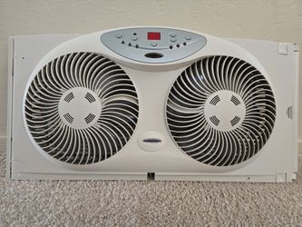 Bionaire Twin Window Air Fan with Reversible Airflow
