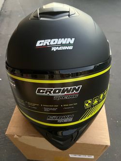 Crown Racing FL-900 Motorcycle Helmet