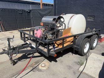 12ft big Tex trailer & Pressure washer