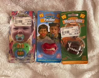Brand new pacifiers, Billy Bob 6 months and up