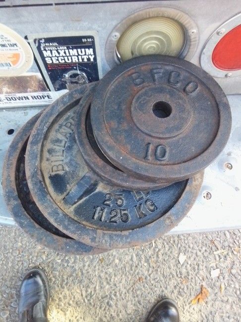 Cast iron weights