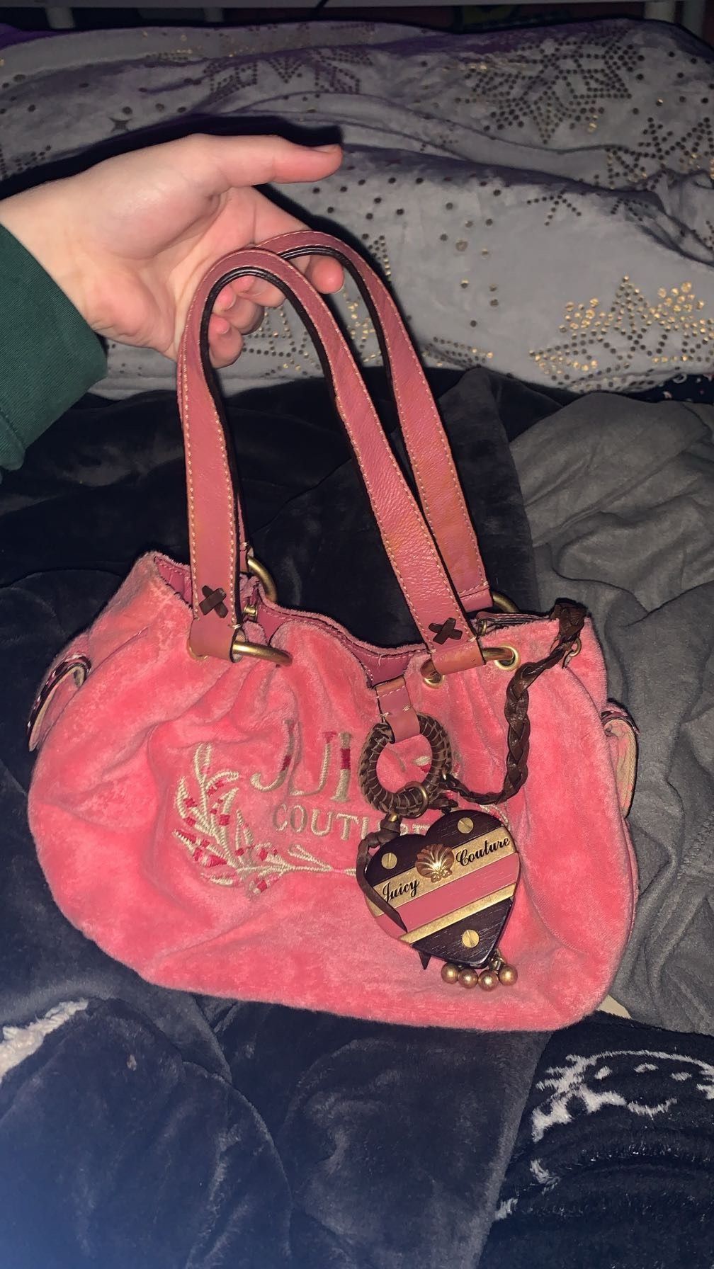 Genuine Juicy Couture Pink Hand/Shoulder Bag Early 2000’s