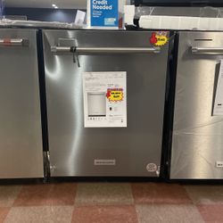 KitchenAid Stainless Steel New Scratch And Dent Dishwasher💢💢 44 Dba