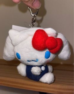 Cinnamon roll dress as Hello Kitty Keychain Sanrio New