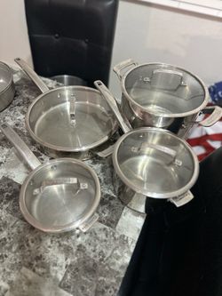 Cuisinart 4-Piece Cookware Set Stainless Steel