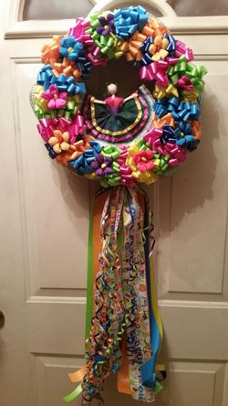 Fiesta wreaths multi color