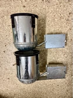 Two new Nora Lighting NHRIC-6LMRAT Diamond IC AirTight Remodel Housing