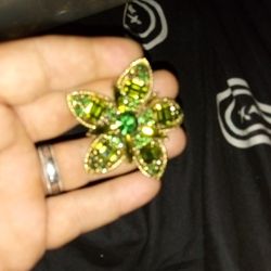 Vintage Used Gold Filled Brooch