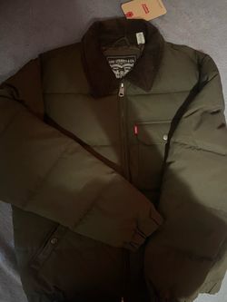 Levi Strauss & Co. Olive Green Puffer Jacket SIZE-M