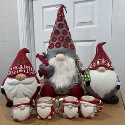 Christmas Gnome Advent, Cookie Jars And Espresso cups