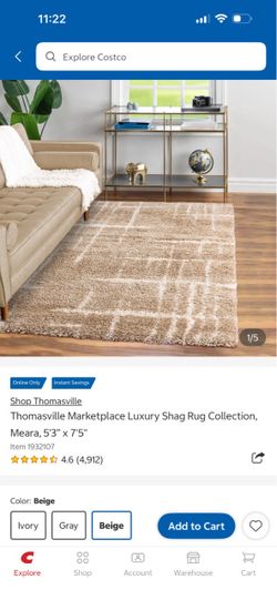 Costco Area Rugs – Warehouse Clearance – Many Sizes