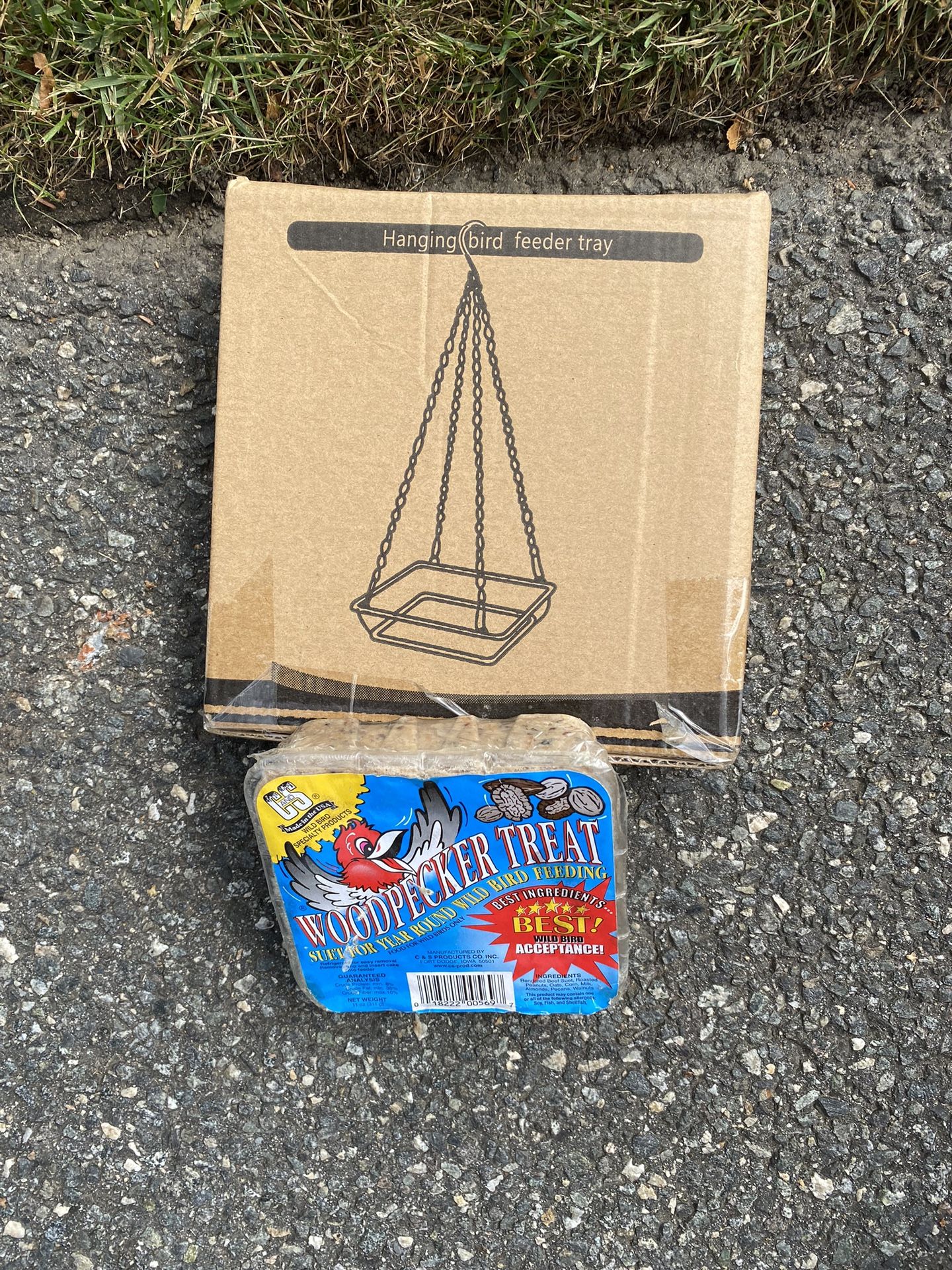 New Small Bird Feeder And Food