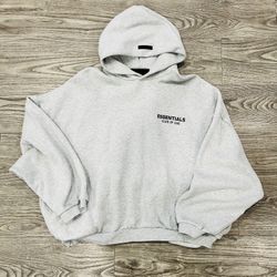 Fear Of God Essentials Hoodie “Gray” Size XL - Authentic 