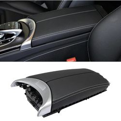 Armrest Front Center Console Lid Compatible For Mercedes-Benz C300 C400 C63 AMG GLC43 2015-2020 Replace A A A