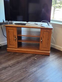 Large Wooden TV stand