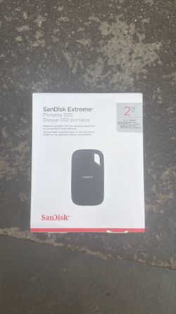 Sandisk Extreme Portable SSD 2TB