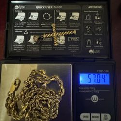 ROPE CHAIN 14k SOLID