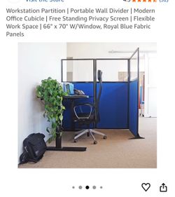 Workstation Partition with window. 66x70