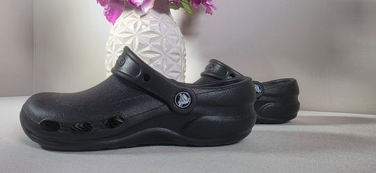Crocs Adult Specialist II NEW Black Clogs Work Shoes -Mens 4 / Women's  6