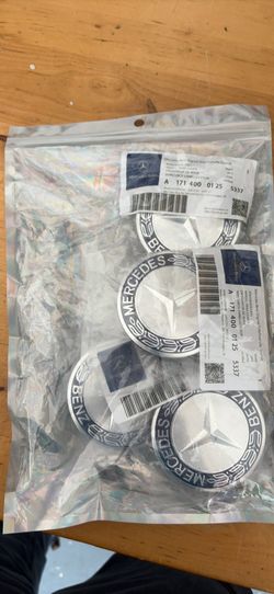 Mercedes Benz Center Hub Caps for Alloy Wheels (Set of 4