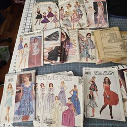 Vintage 80's/90's Prom Dress Sewing Patterns