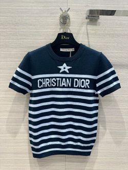 Knit Short-Sleeve Top M