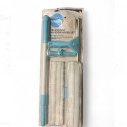 New Telescopic Window Wiper Set – Extends to 4FT – with Refill Pads