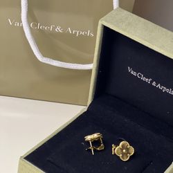 Van Cleef Gold Plated Earrings