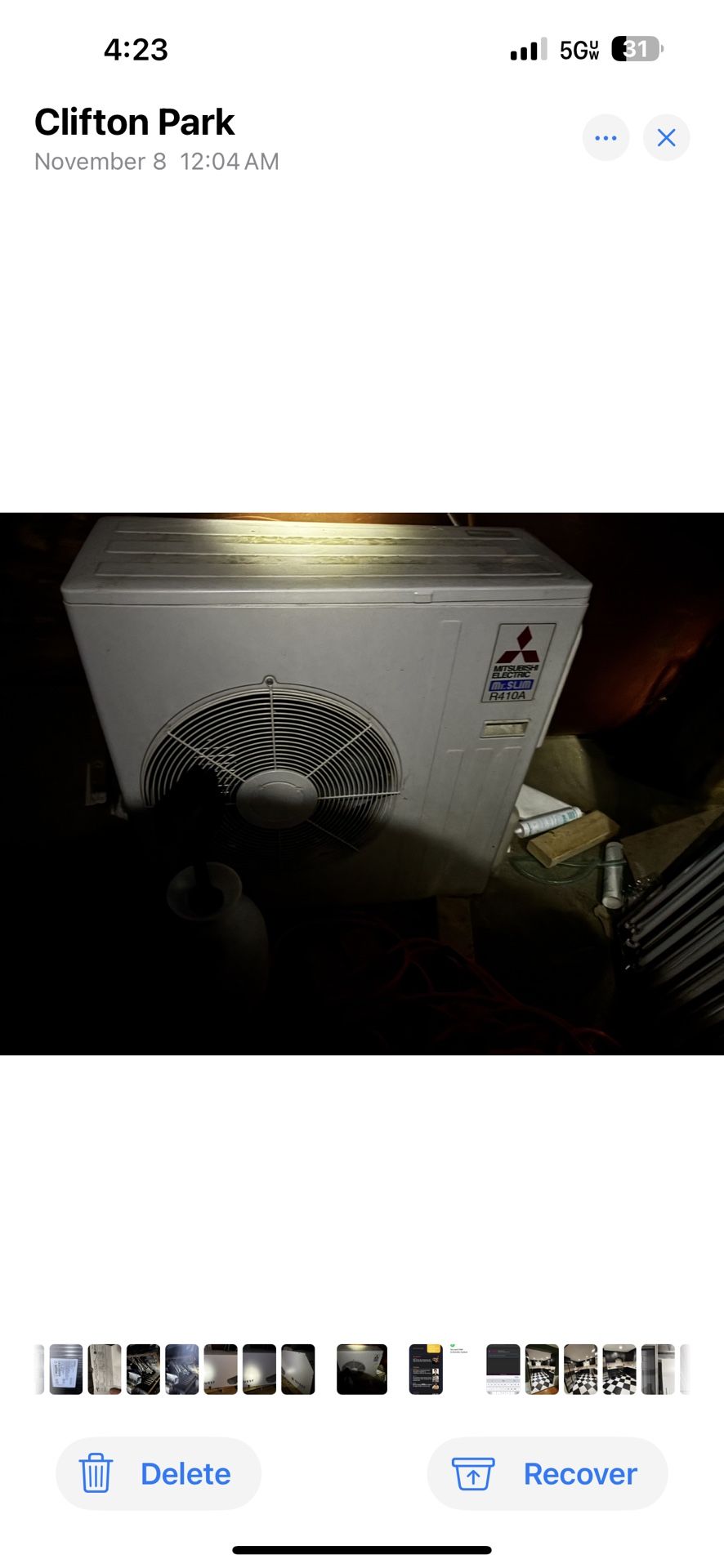 Mitsubishi PUY-A12NHA4 Mini Split Outdoor Condenser Unit - 12,000 BTU