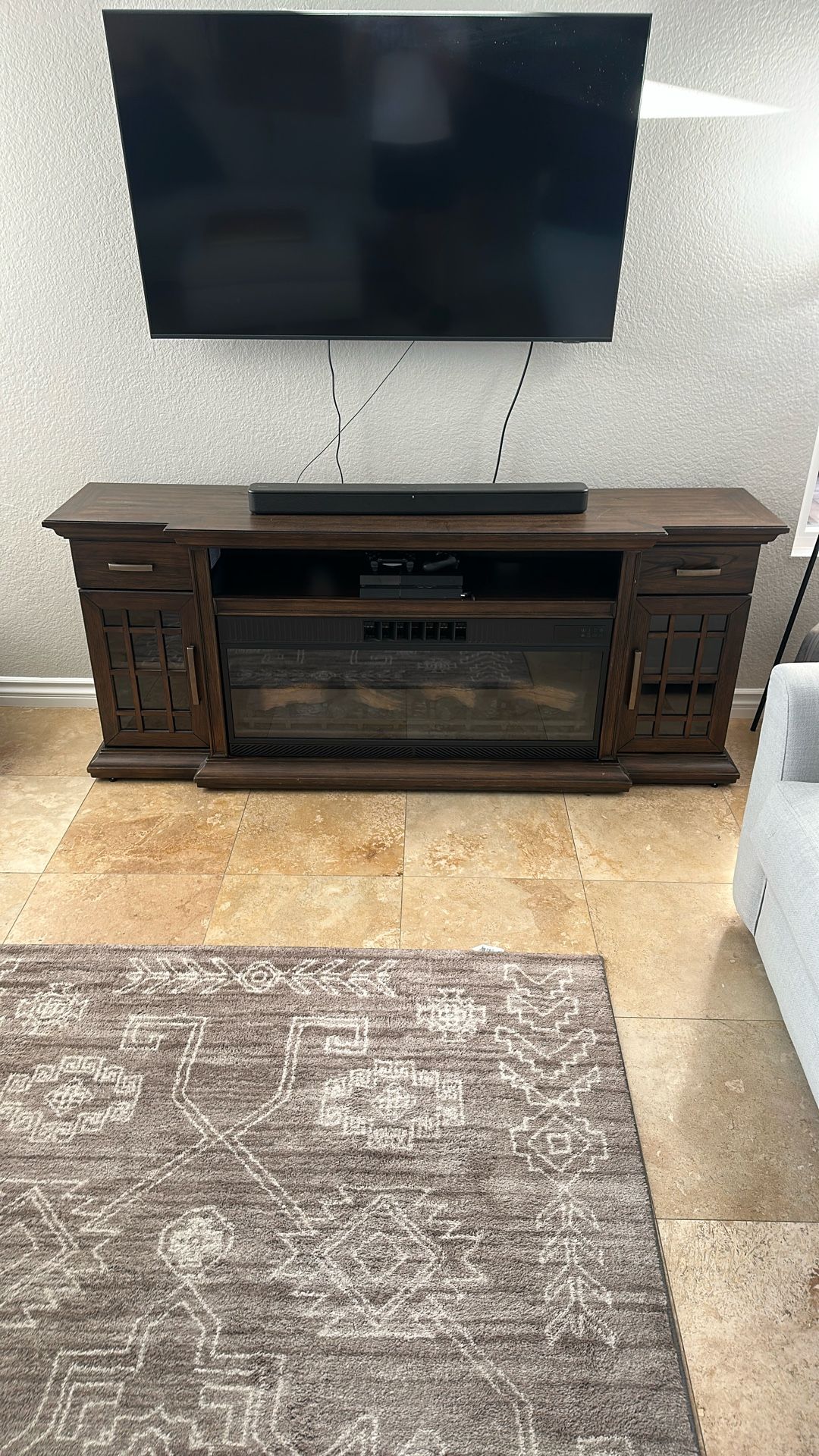 TV/Media Stand  (soundbar and PS4 not Included)