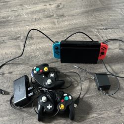 Nintendo Switch 1 + extra controllers
