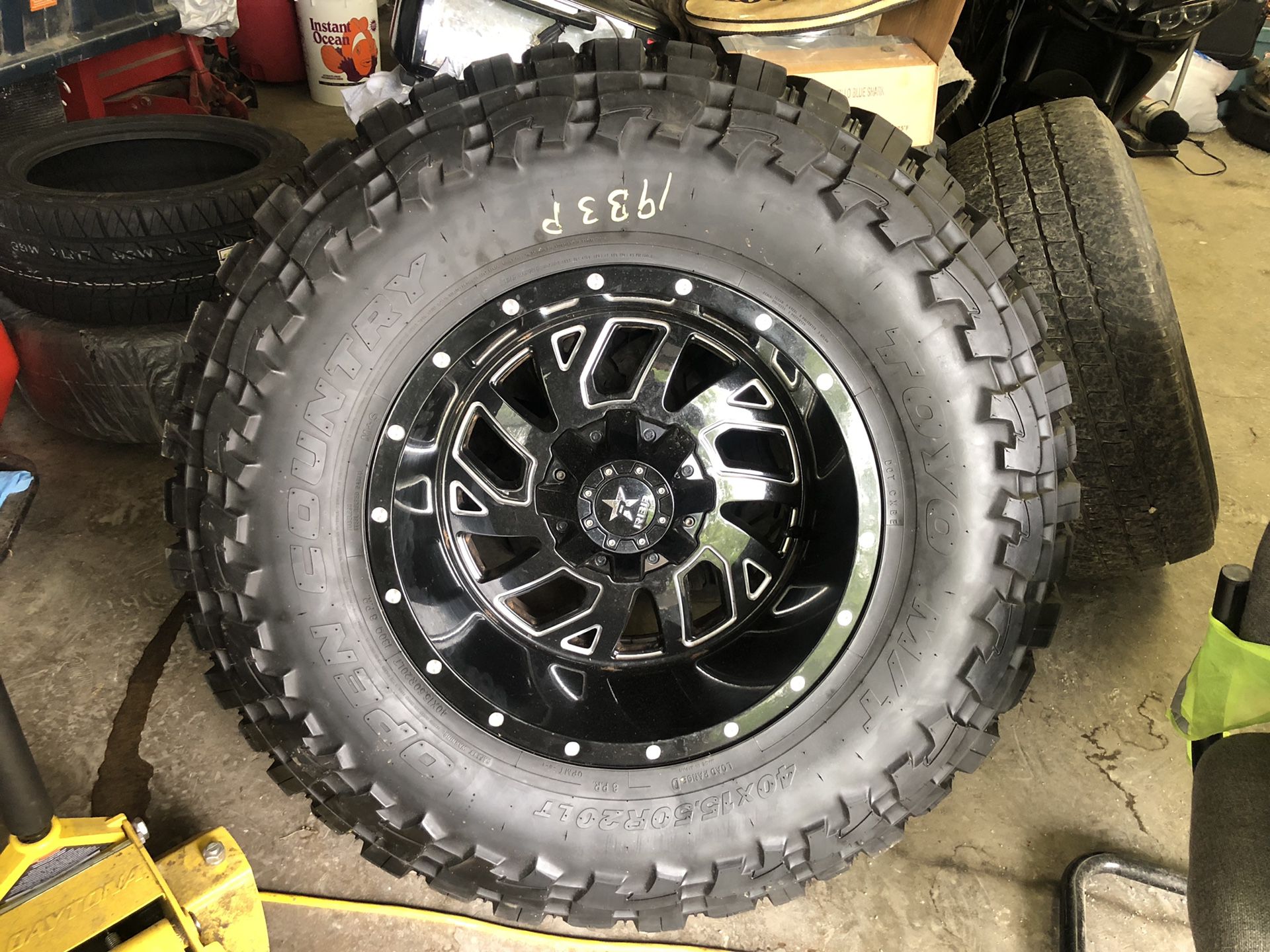 RBP 20 inch rims on toyo open country m/t 40x15.50.20