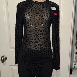 Leopard/cheetah Print Bodysuit
