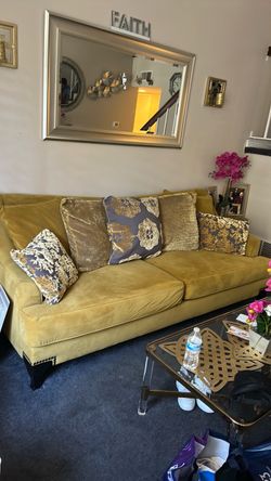 Golden color full size Sofa. From furniture America.