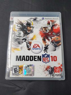 PS3 Platstation 3 Madden NFL 10 Video Game