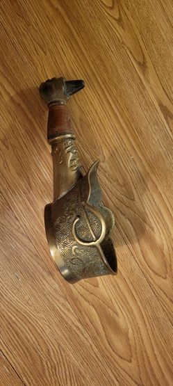 Antique Chinese Silk Iron, brass