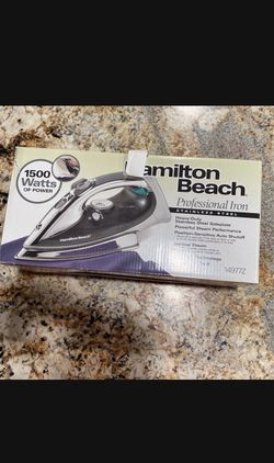 Brand New Never Used Hamilton Beach  Iron