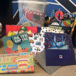 Over 20 Assorted Sizes gift Bags!