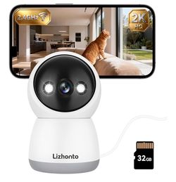 3 MP Indoor Security Camera with 32 GB SD Card