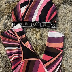 Pucci leggings with head band