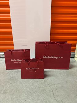 Salvatore Ferragamo Luxury Shopping Bags – 3 Sizes Available