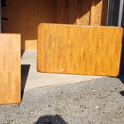 Wood Dining room Table With Leaf 