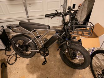 Jasion RetroVolt Electric Bike for Adults,70-Mile, 48V Removable Battery