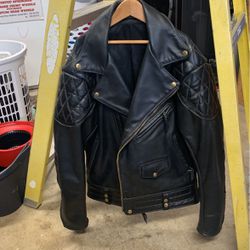 Langlitz Motorcycle Leather Jacket 42/44
