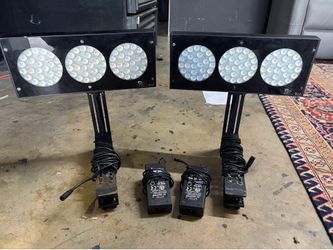 NICREW HyperReef 150W LED Reef Lights with Mounts & Power Supplies⁠