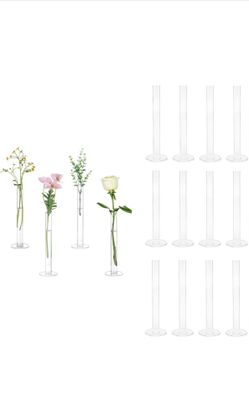 48 Stem / Bud Cylinder vases single flower centerpieces wedding
