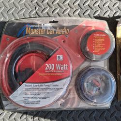Monster Cable Amp Kit Brand New